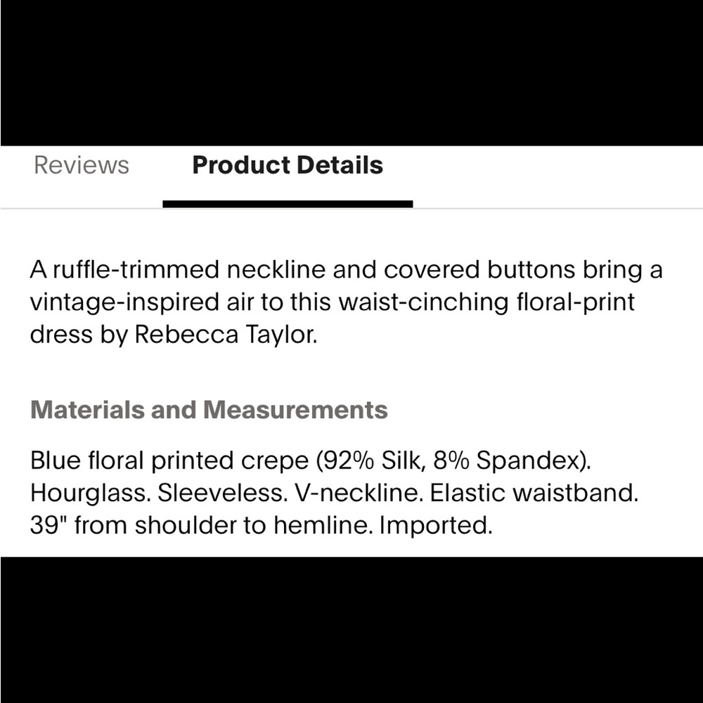 Rebecca Taylor Magnolia Floral Sleeveless Silk Dress Size 10 -As Seen on TV - Picture 9 of 15